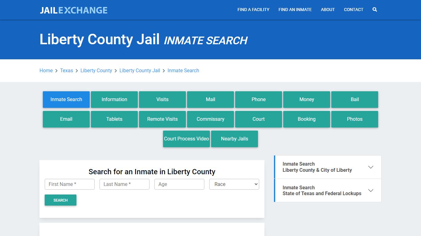 Liberty County Jail, TX Inmate Search: Roster & Mugshots - Jail Exchange