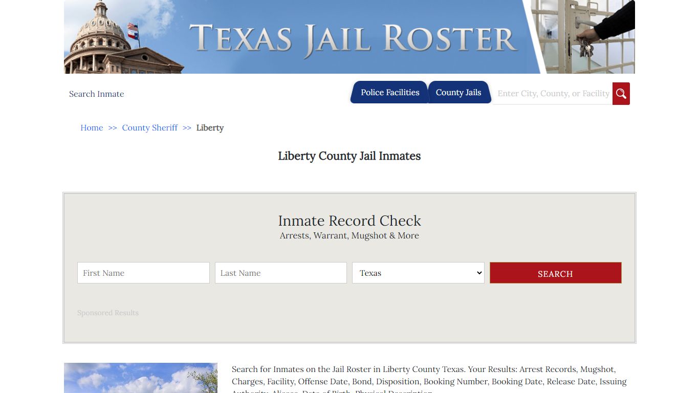 Liberty County Jail Inmates - Jail Roster Search